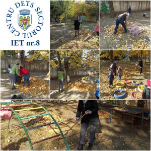 Procesul de organizare și desfășurare a ”Campaniei de salubrizare de toamnă” în IET nr.8 sectorul Centru