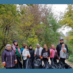 Lucrări de salubrizare a Parcului ”Valea Trandafirilor”
