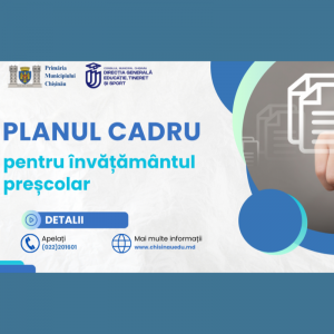 Planul cadru pentru învățământul preșcolar